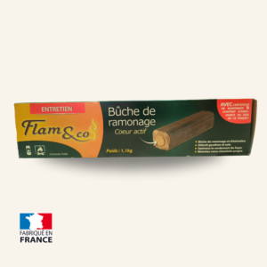 Flam&co - Bûche de ramonage cœur actif